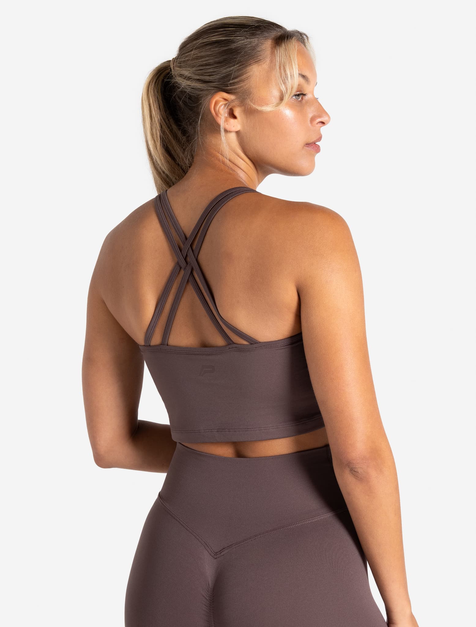 Sculpt Seamless Built-In Bra Tank - Mocha Pursue Fitness 2