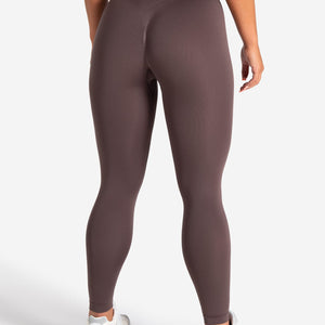 Sculpt Seamless Scrunch Leggings - Mocha Pursue Fitness 2