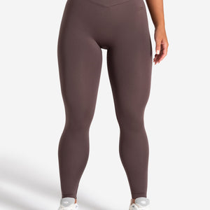 Sculpt Seamless Scrunch Leggings - Mocha Pursue Fitness 1