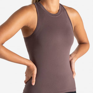 Sculpt Seamless Vest - Mocha Pursue Fitness 1