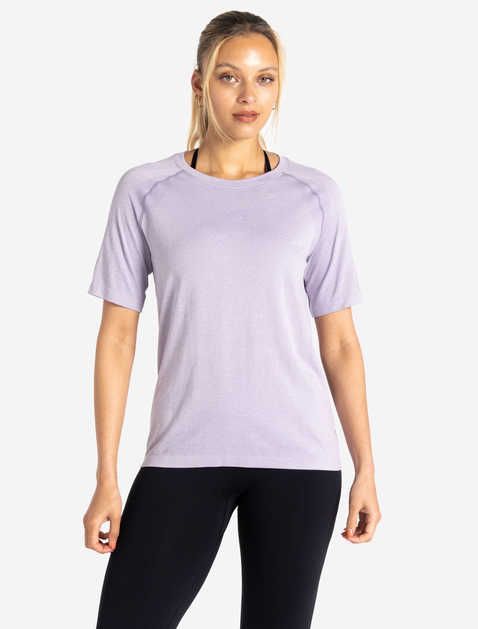 Seamless T-Shirt | Lilac Marl | Pursue Fitness