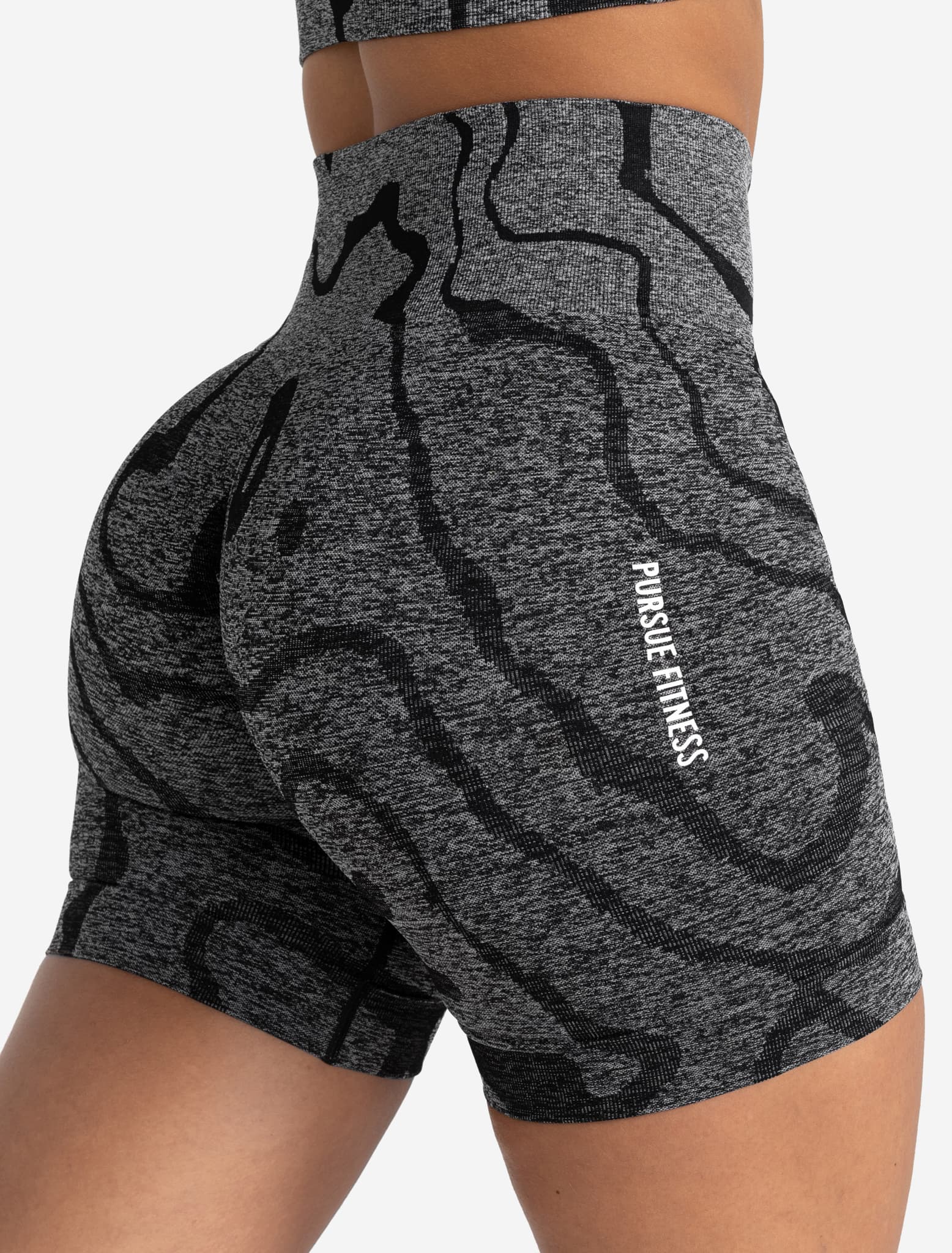 Sustainable Seamless Shorts - Black Pursue Fitness 2