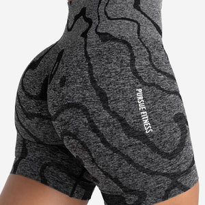 Sustainable Seamless Shorts - Black Pursue Fitness 2