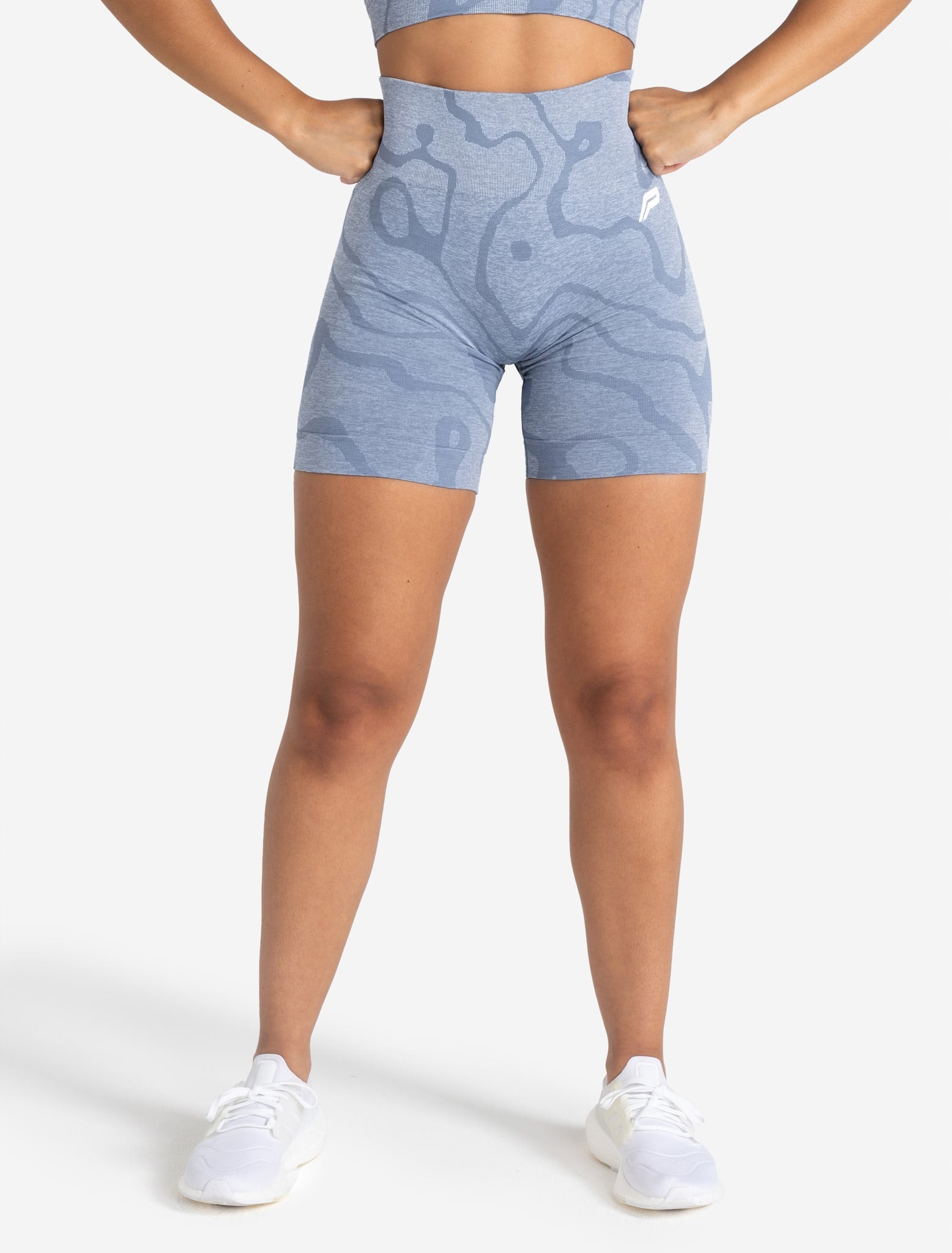 Sustainable Seamless Shorts - Blue Pursue Fitness 1