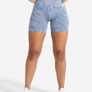 Sustainable Seamless Shorts - Blue Pursue Fitness 1