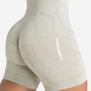 Sustainable Seamless Shorts - Sage Green Pursue Fitness 2