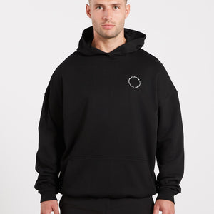 Training Club Relaxed Fit Hoodie - Black Pursue Fitness 1