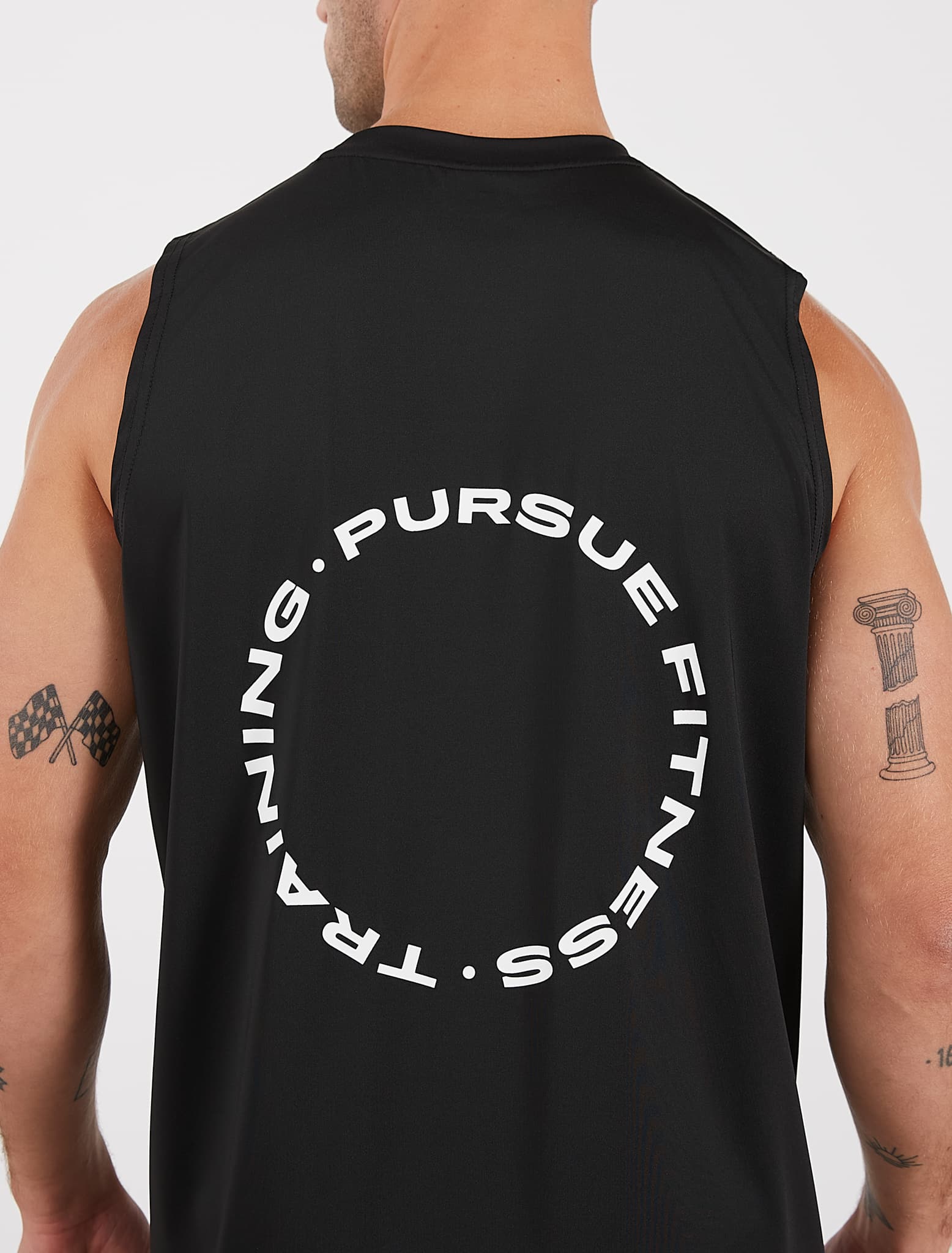 Training Club Relaxed Fit Tank - Black Pursue Fitness 2