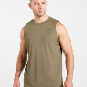 Training Club Relaxed Fit Tank - Dull Olive Pursue Fitness 1