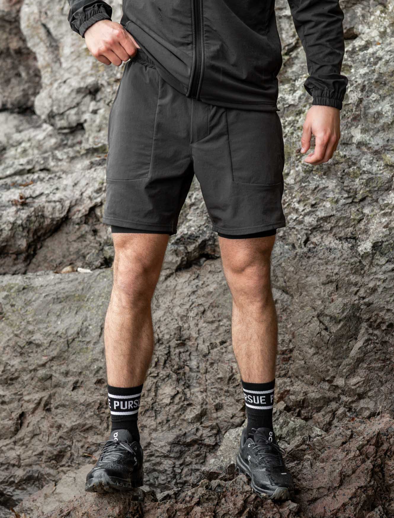 Utility 2-in-1 Shorts / Graphite Pursue Fitness 4